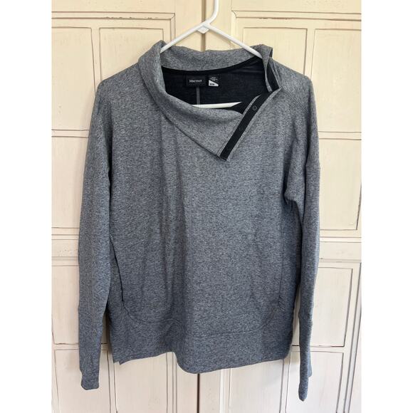 Marmot size medium pullover sweatshirt top with pockets - Picture 1 of 4